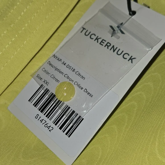 Tuckernuck Chloe Citron Midi Dress with Belt - Picture 7 of 8